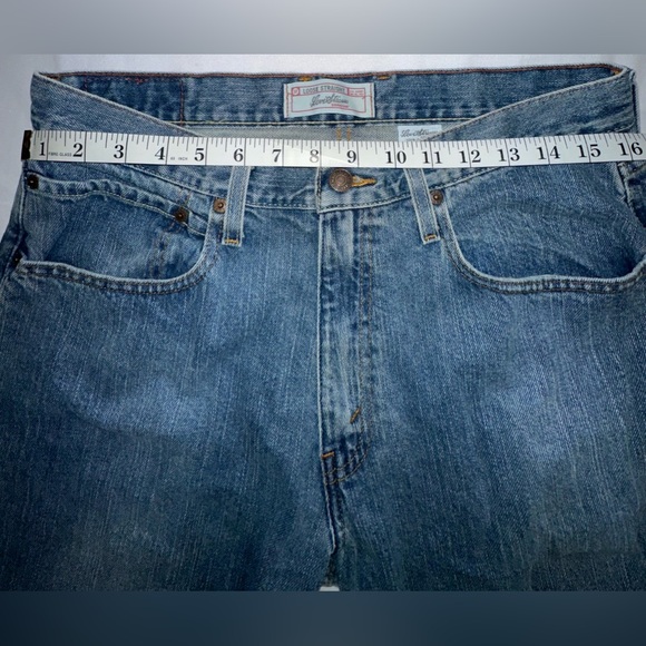 Vintage Levi Strauss Loose Straight 100% Cotton Jeans Size 32x30 Medium Wash - Picture 5 of 9